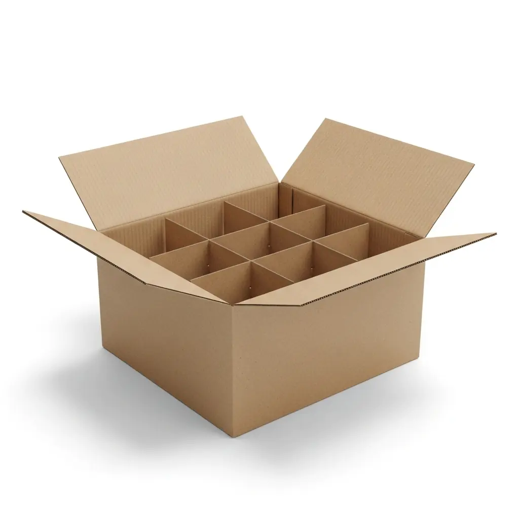 Partitioned Corrugated Box