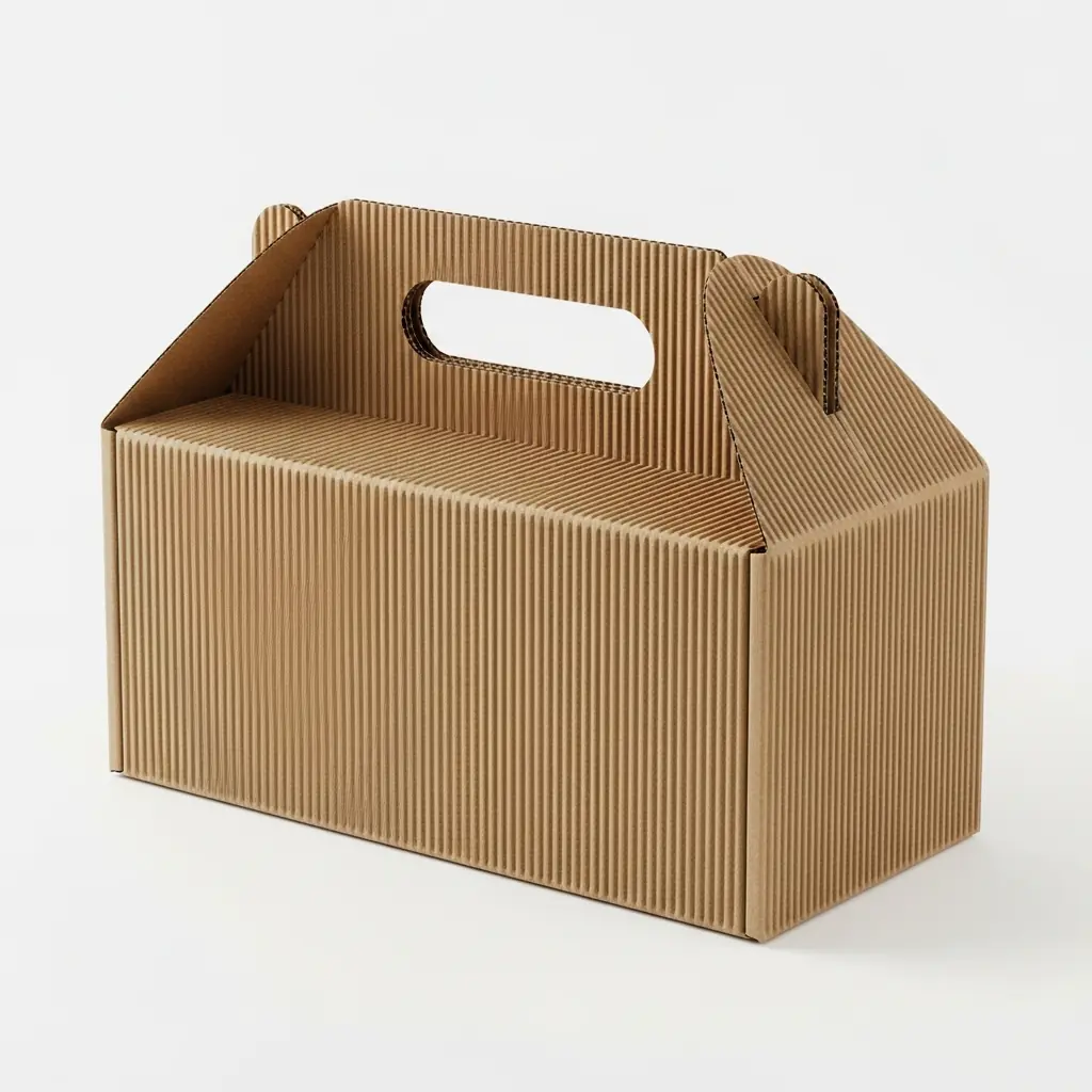 Corrugated Carry Box with Handle