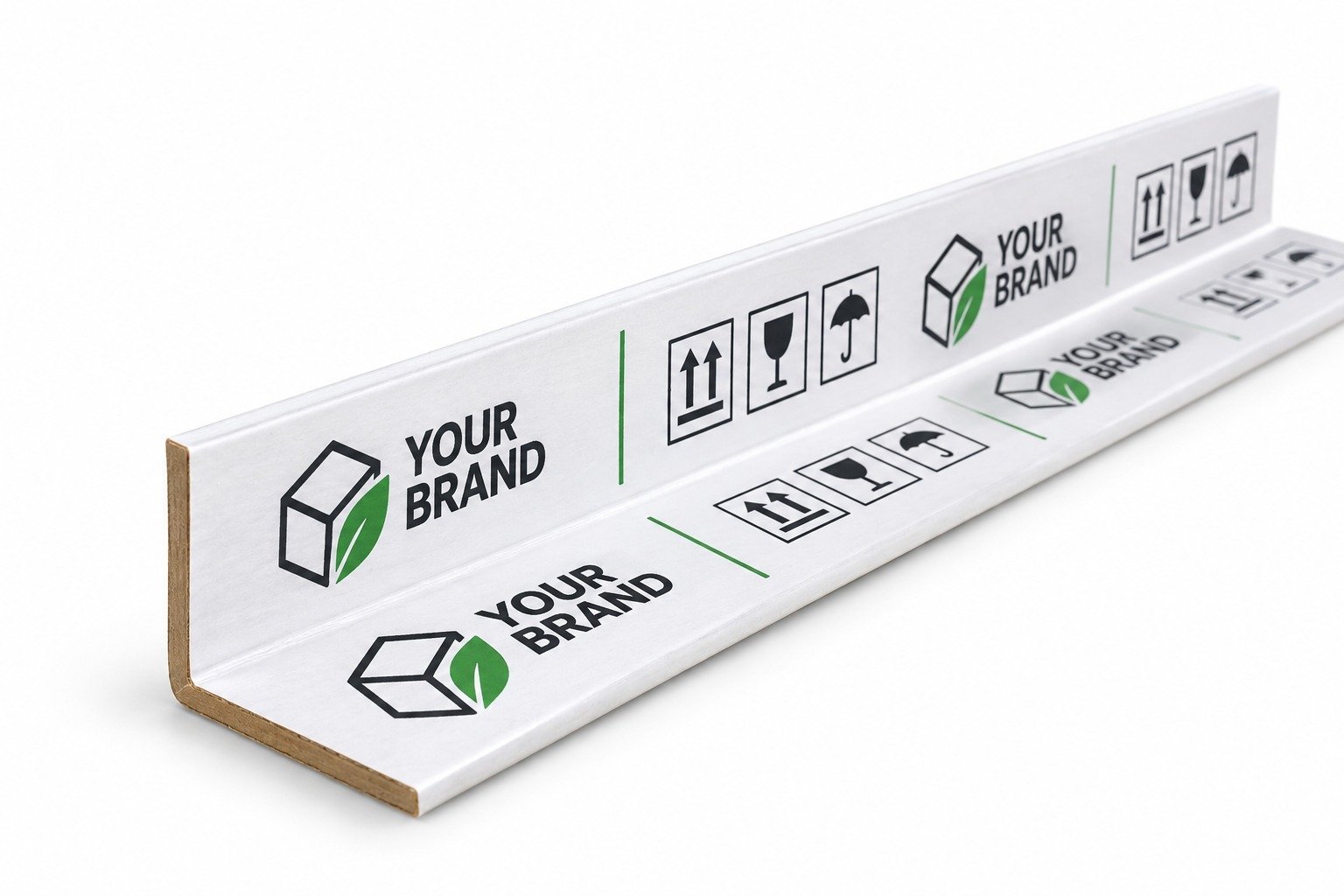 Custom Printed L Angle Board White - Kraftsol
