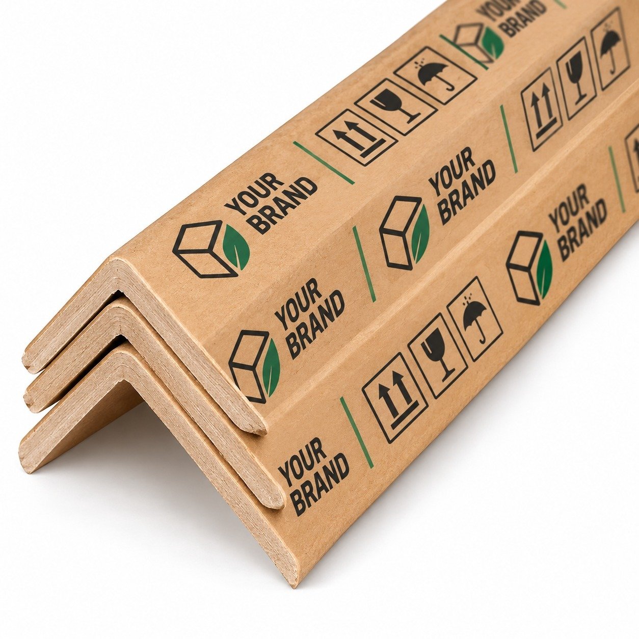 Custom Printed L Angle Board Kraft - Kraftsol